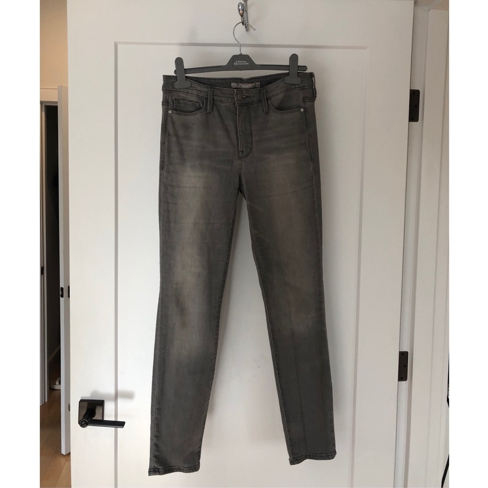 Athleta grey sculptek skinny jeans